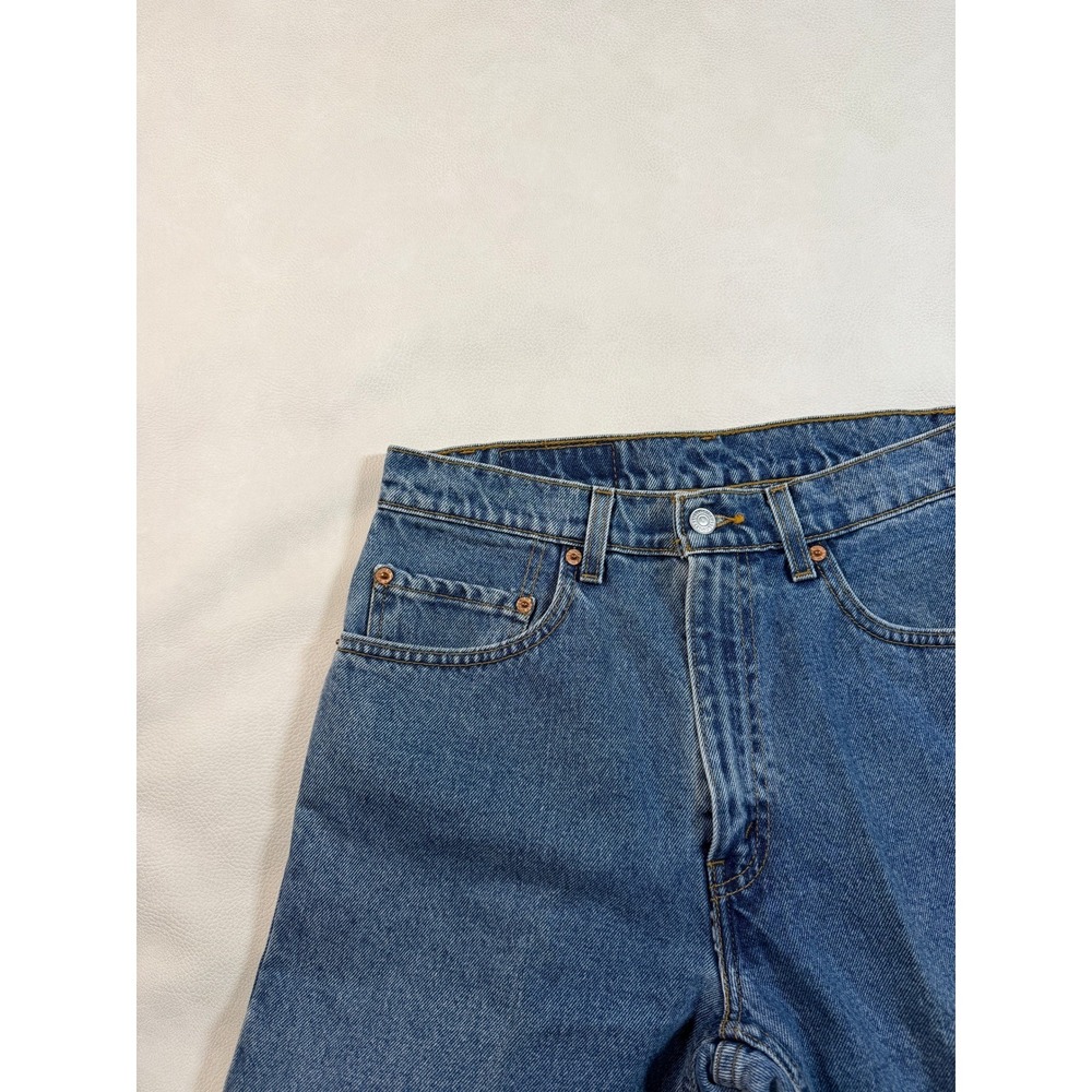 1998 Levis 505 Regular Fit Straight Leg Mens 30x30 Jeans Blue Vintage - Picture 11 of 11